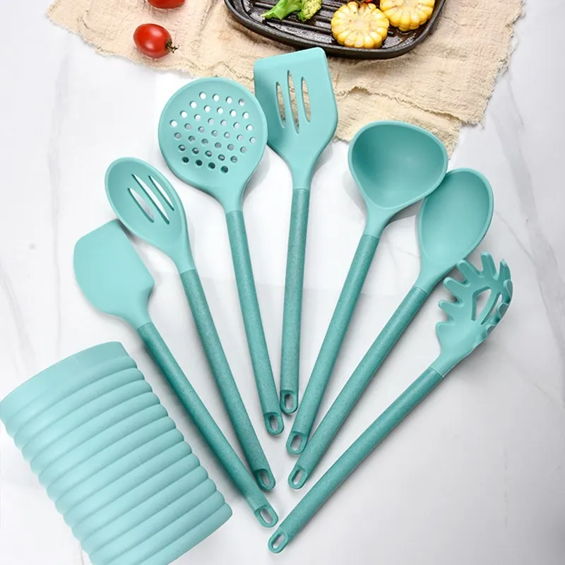 8pcs/set High Quality Easy To Clean Silicone Kitchenware , Kitchenware Kit Kitchen Tools Accessories