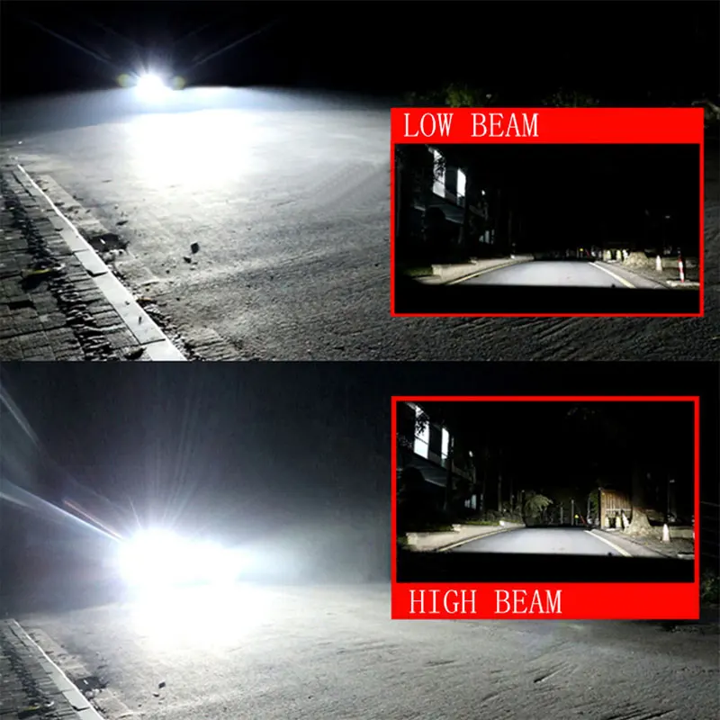 H6M BA20D P15D LED Motorcycle Headlight Led fog lamp White 6500K Hi/Lo Beam Led Moto Bulb for Motorbike Scooter Headlamp 12V