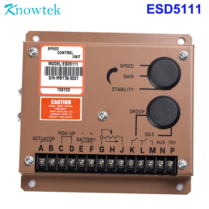 Imagem -02 - Atuador Gerador com Governador Esd5500e com Sensor de Captura 3034572 sh para Gerador Diesel Adc120 12v 24v Conjunto