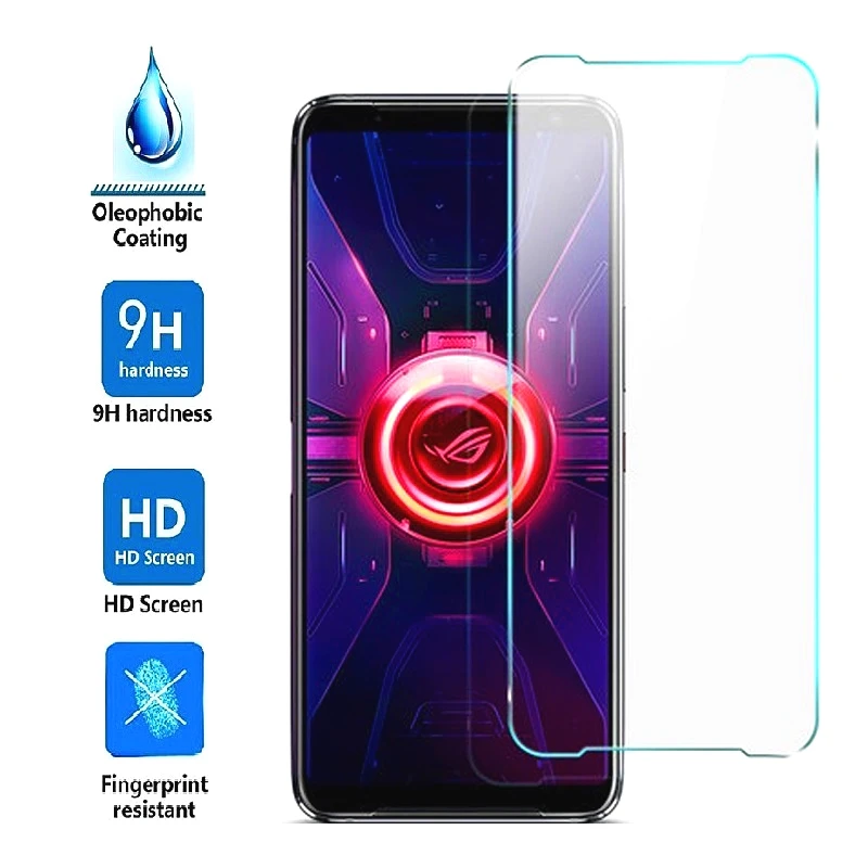 Tempered Glass For Asus ROG Phone 3 Strix Glass Screen Protector Glass for Asus ROG Phone 3 Strix Edition Protective Film