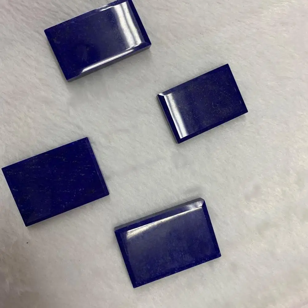 rectangle Lapis lazuli stone beads DIY loose beads for pendant making for jewelry making 1 piece to sale