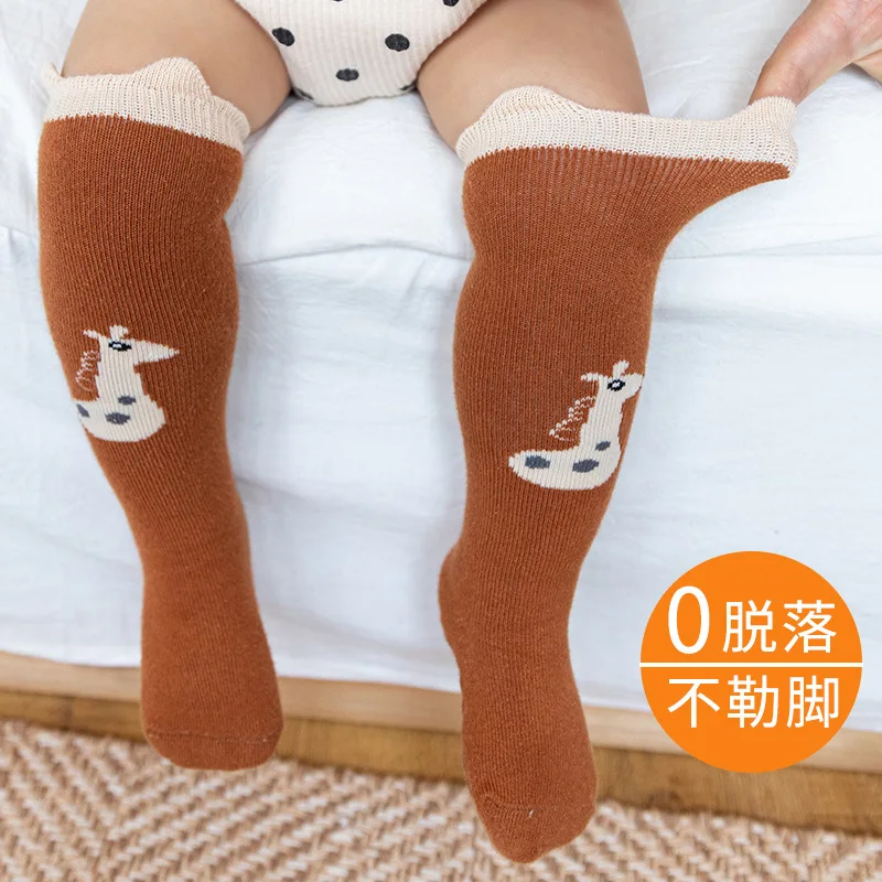 Baby Socks Winter New Baby Animal Stockings Non-slip Baby Socks Newborn Socks 7-12m Kids Socks Cute