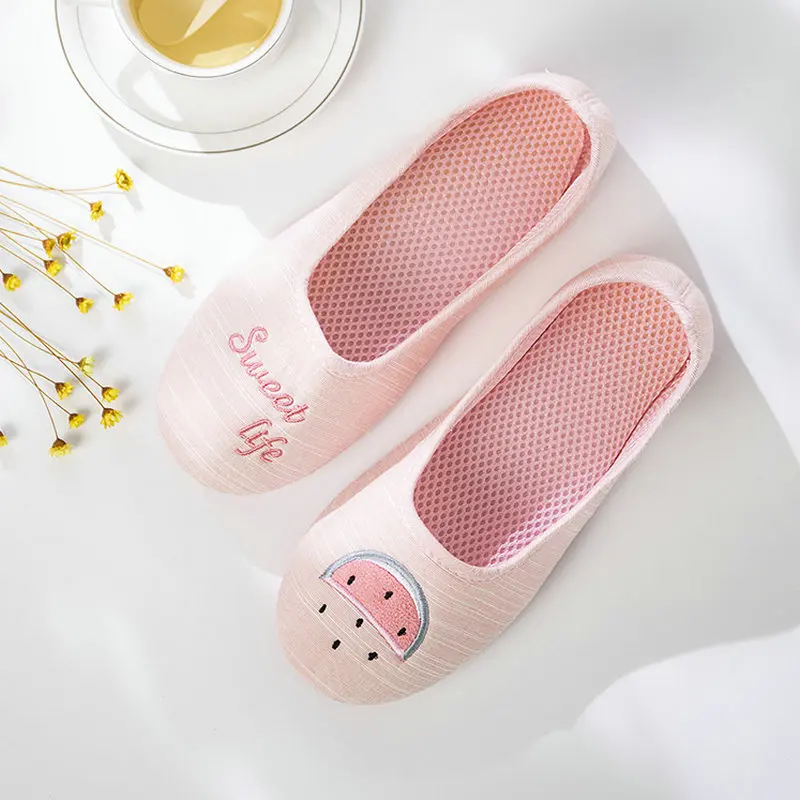 Spring  Summer Bag And Pregnant Women\'s Lovely Non Slip Soft Bottom Women Slippers 2 Colors Rubbers Girl Shoes Slippers