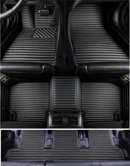 

High quality! Custom special car floor mats for Hyundai Palisade 7 8 seats 2021 durable waterproof carpets for Palisade 2020