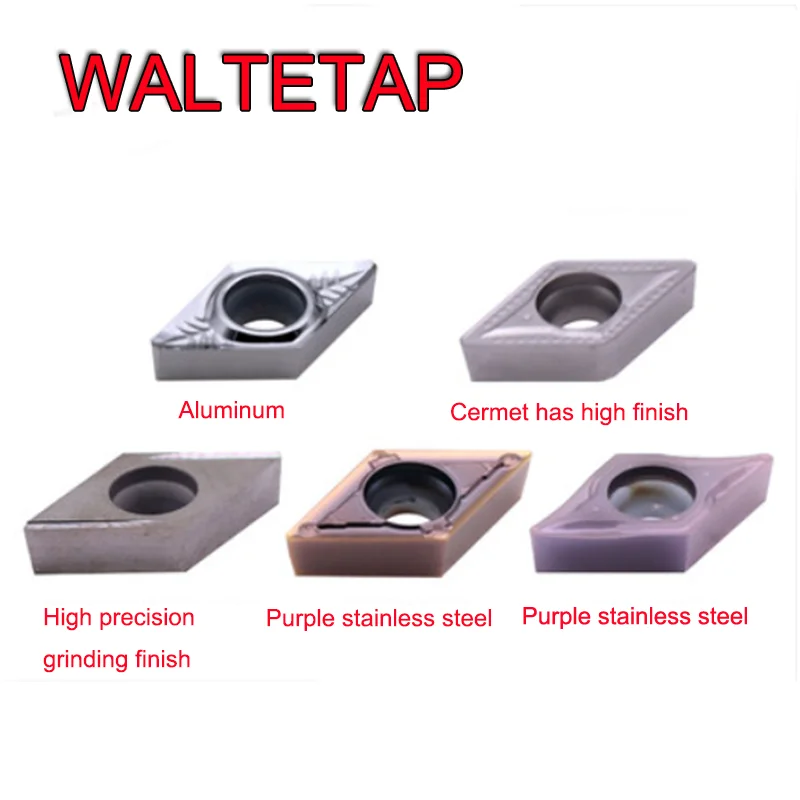 

WALTETAP Heat treatment DCGT 070204 CNC lathe cutter CBN high hardness blade steel after quenching processing cutter head