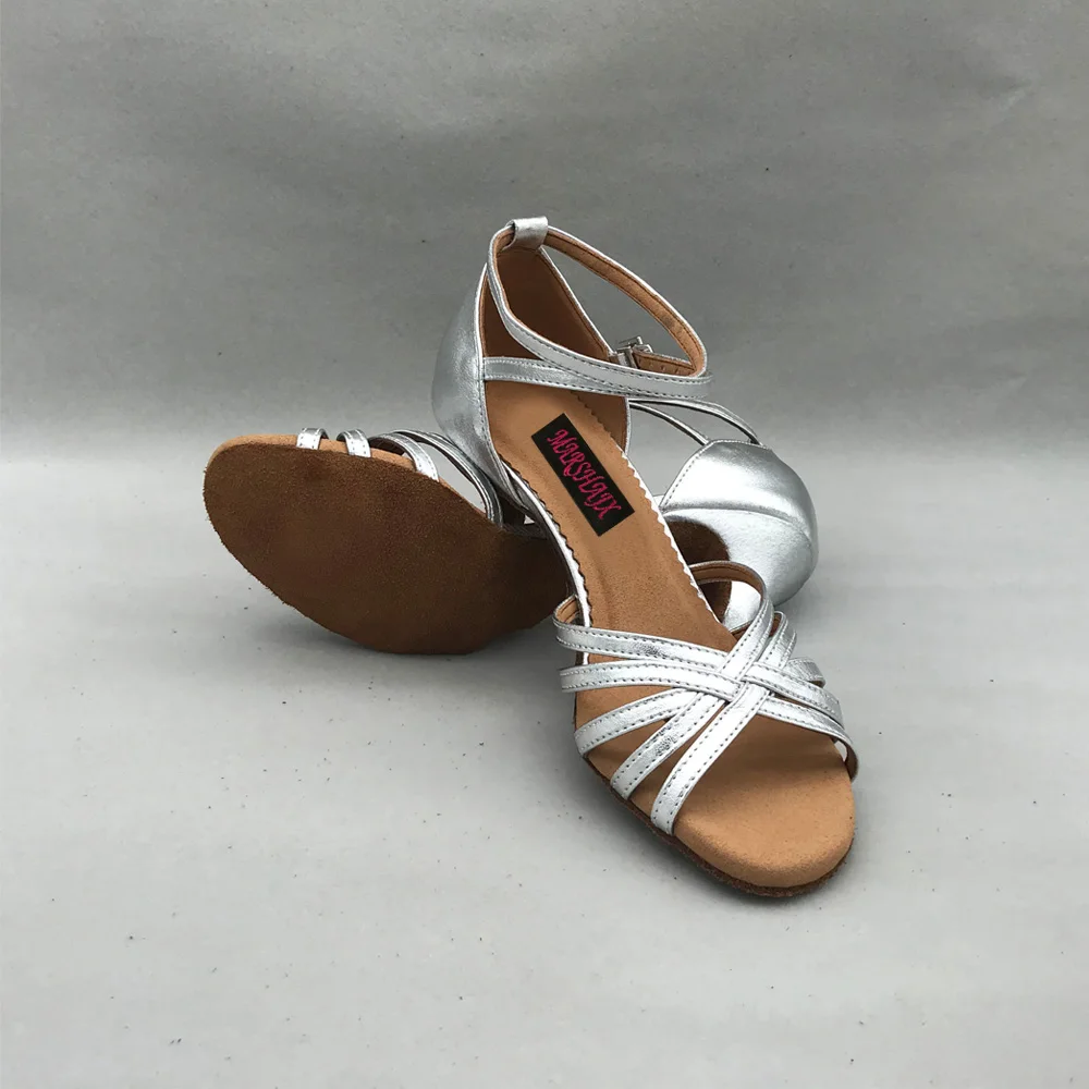 Chaussures de danse latine pour femmes, chaussures de pratique, confortables, à talons hauts et bas, disponibles, MS6201SP