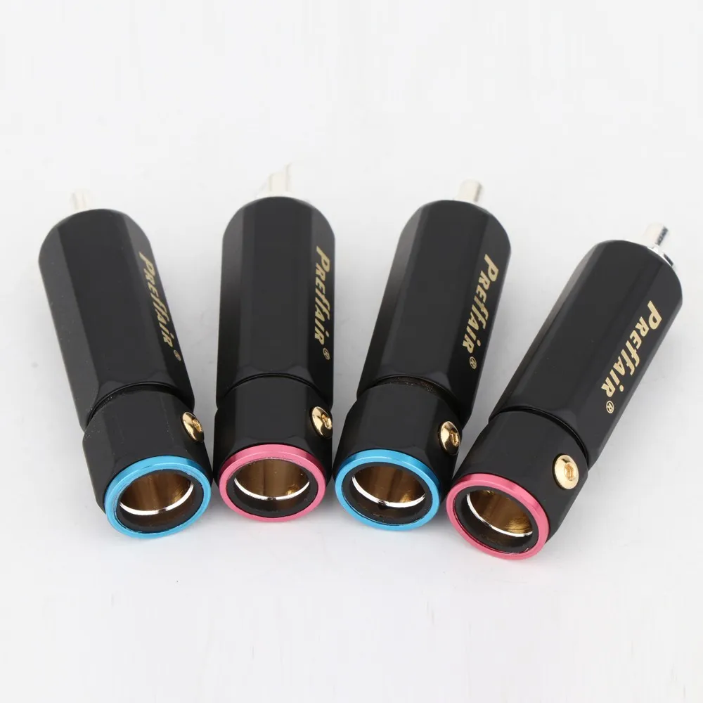 Preffair R1719 Hi-Fi Audio посеребренный соединительный кабель RCA Удлинитель разъемов RCA