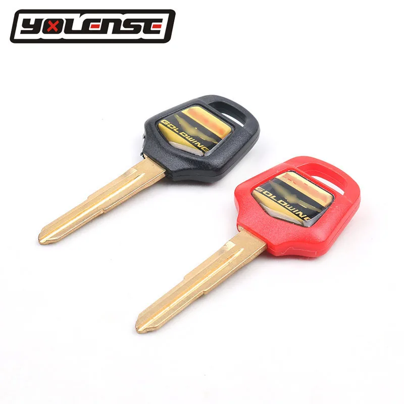 Motorcycle Accessories Embryo Blank Keys Can install chip Motor bike Moto Part For Honda 1800 Goldwing GL1800 GL 1800