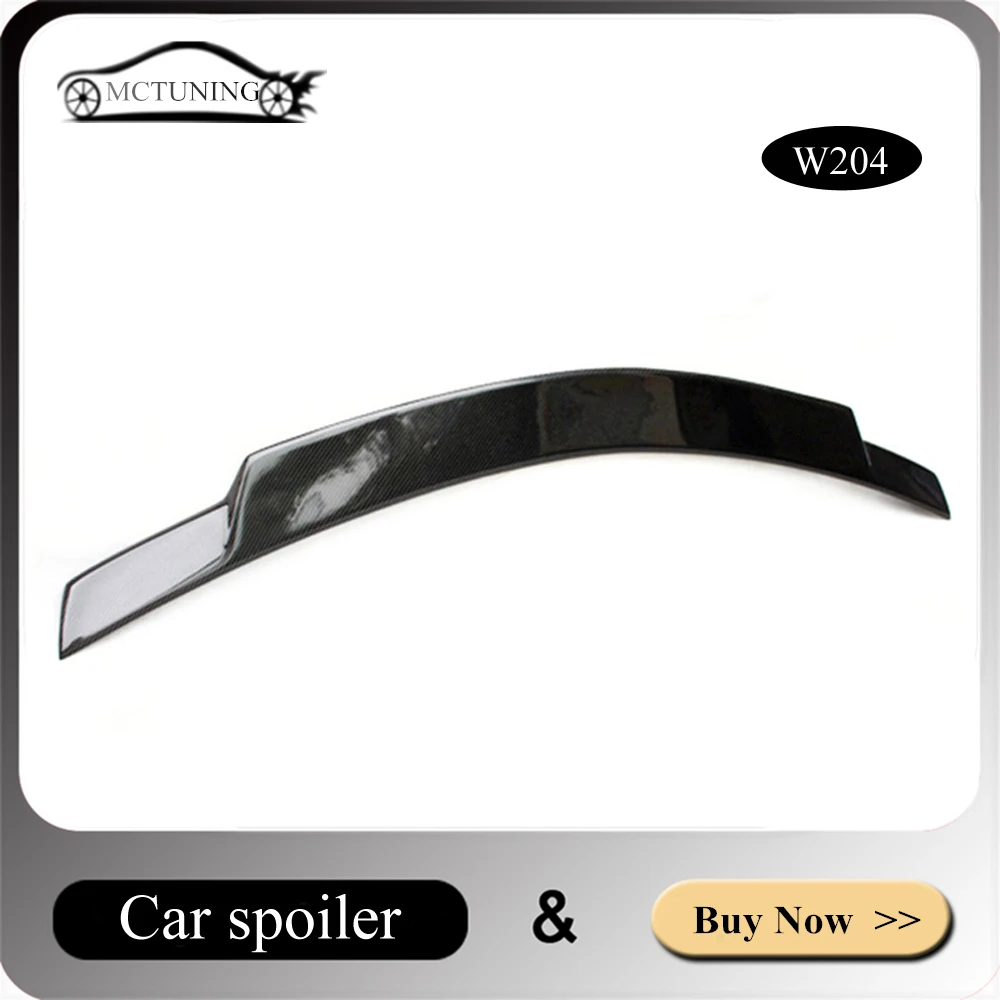 

Car Front Bumper Lip Spoiler Rear Trunk Spoilers C74-styling Fit For C CLASS W204 4 Doors Car Spoiler 2007-2013 Year