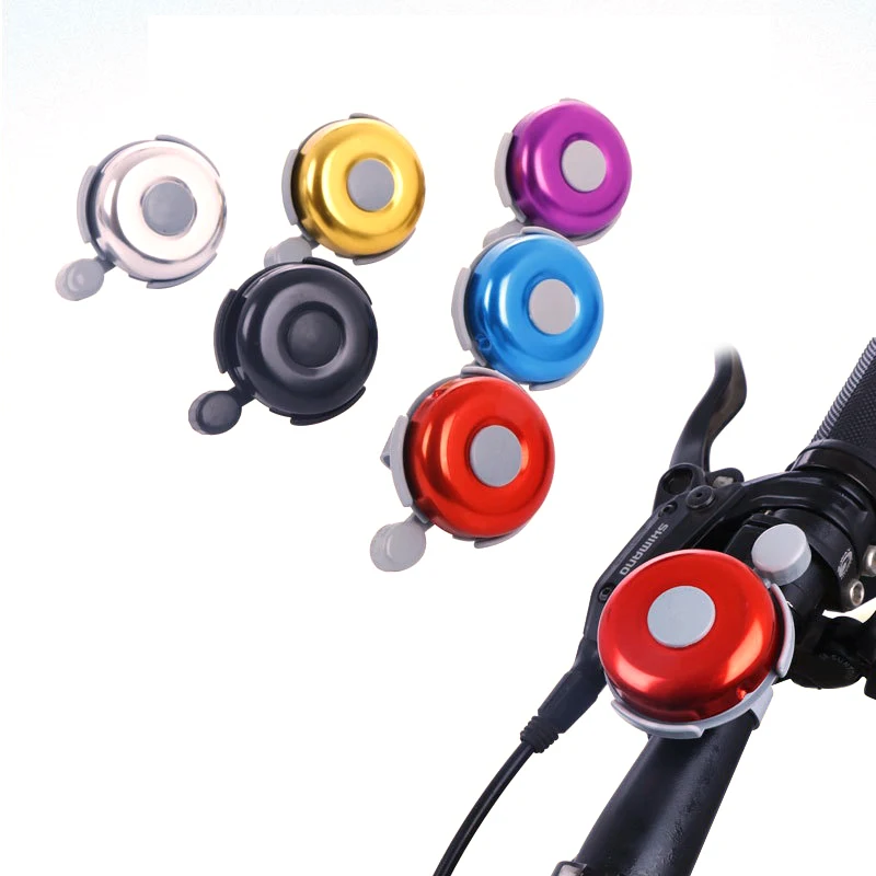 Adults Kids Bike Bell Aluminum Alloy Handlebar Horn Alarm Loud Crisp Clear Ringer Outdoor Safety Cycling Bicycle Accessories