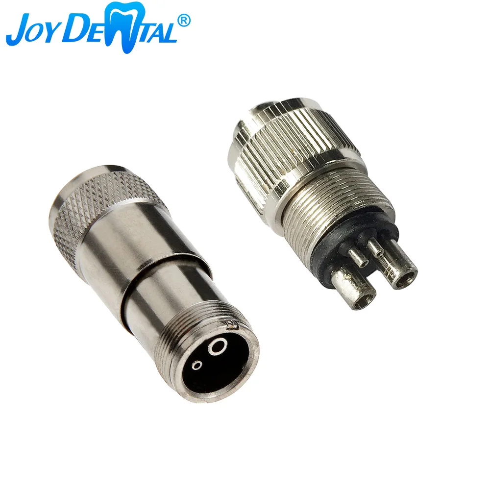 Dental High Speed Handpiece Turbine Adapter From 4 Holes to 2 Holes Changer Connector Tool For Air Motor 2 Holes  to 4 Holes