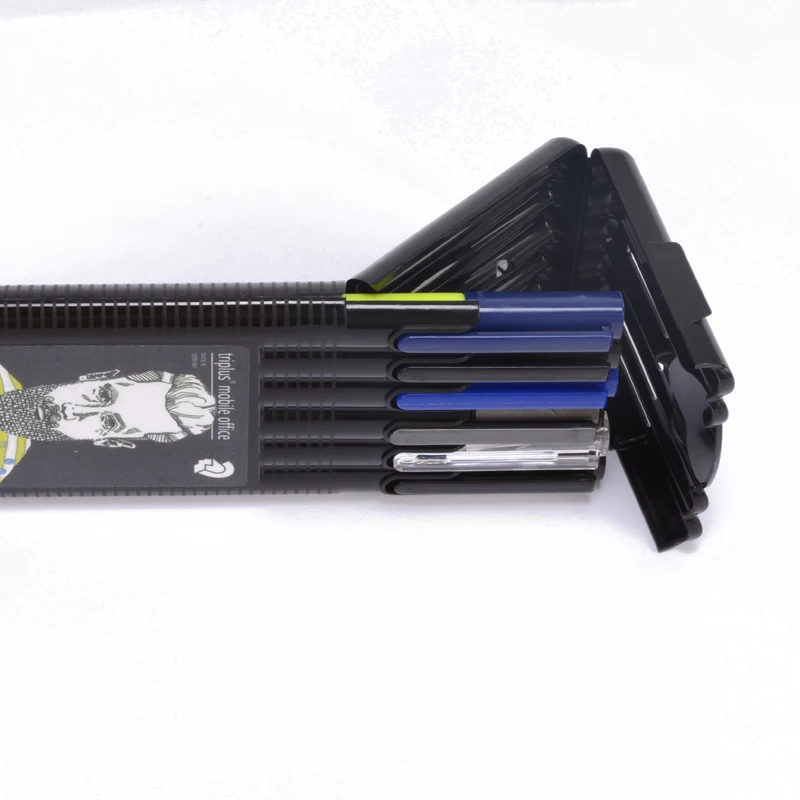 Germany Staedtler Triplus Black Box Office 0.5mm Mechanical Pencil Felt Tip Pen Permanent Marker Pen and Pencil Set Stationery