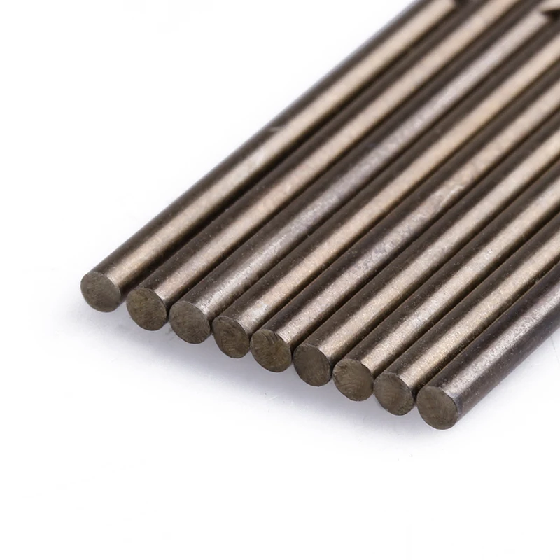 10Pcs 1.5mm M35 codolo tondo hss-co cobalto punta elicoidale punta elicoidale trasporto di goccia