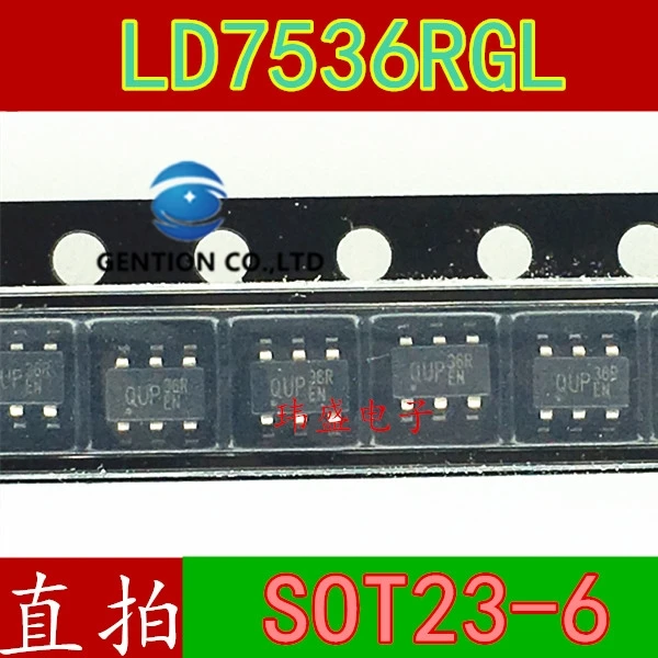 10 Uds LD7536RGL LD7536R esquina 36R chip LCD SOT-23-6 en stock 100% nuevo y original