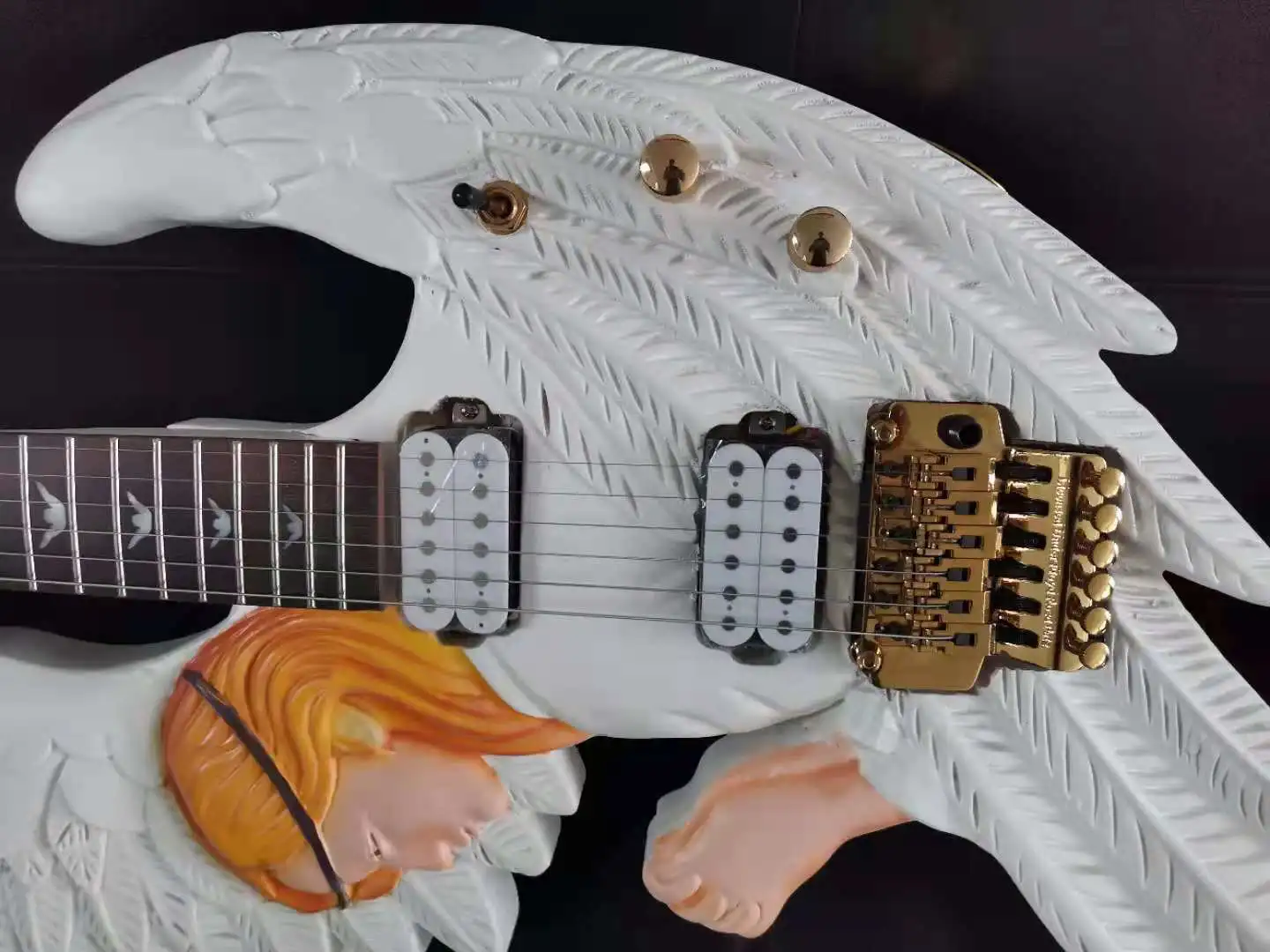 New brand hand carved electric guitar with New Angel design