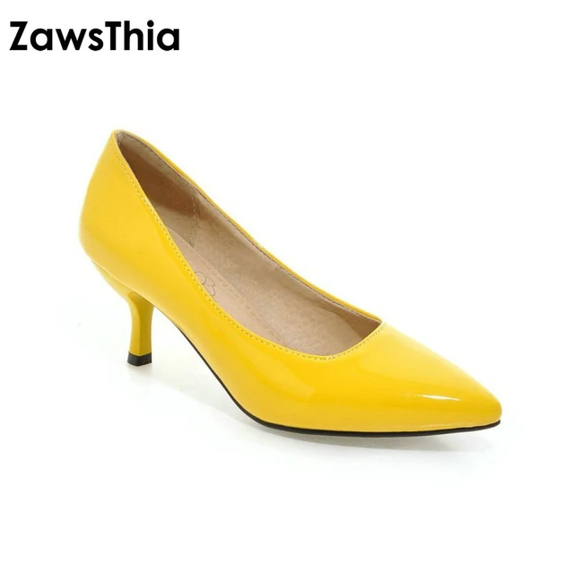 Dress Shoes Stilettos Womens Purple Pumps Yellow Woman Shoes Yellow Heels High Aliexpress