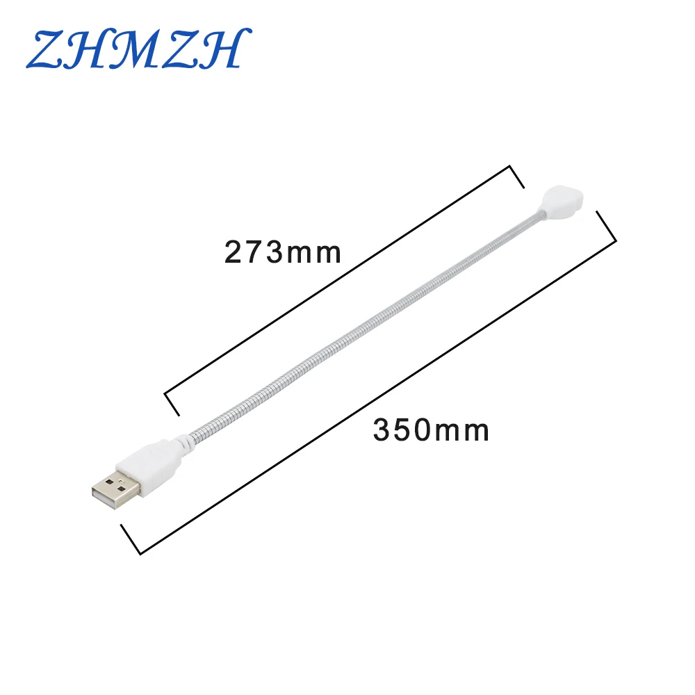 USB Extension Line Flexible Metal Extension Pole Male to Female USB Extension Cable Extender Cord for Mini USB LED Night Light