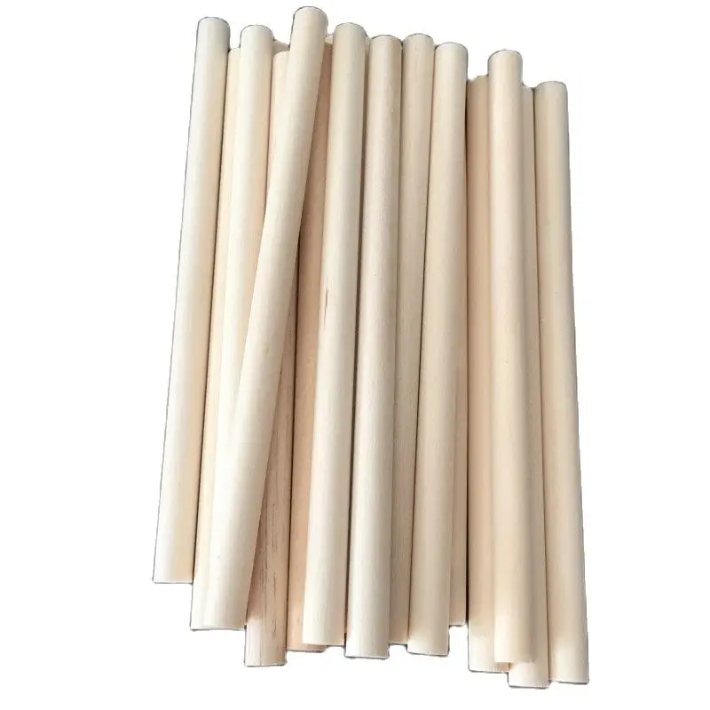 

10 wooden sticks DIY wooden crafts jewelry clothes accessories wooden tools 0.8 cm * 14 cm tree sticks