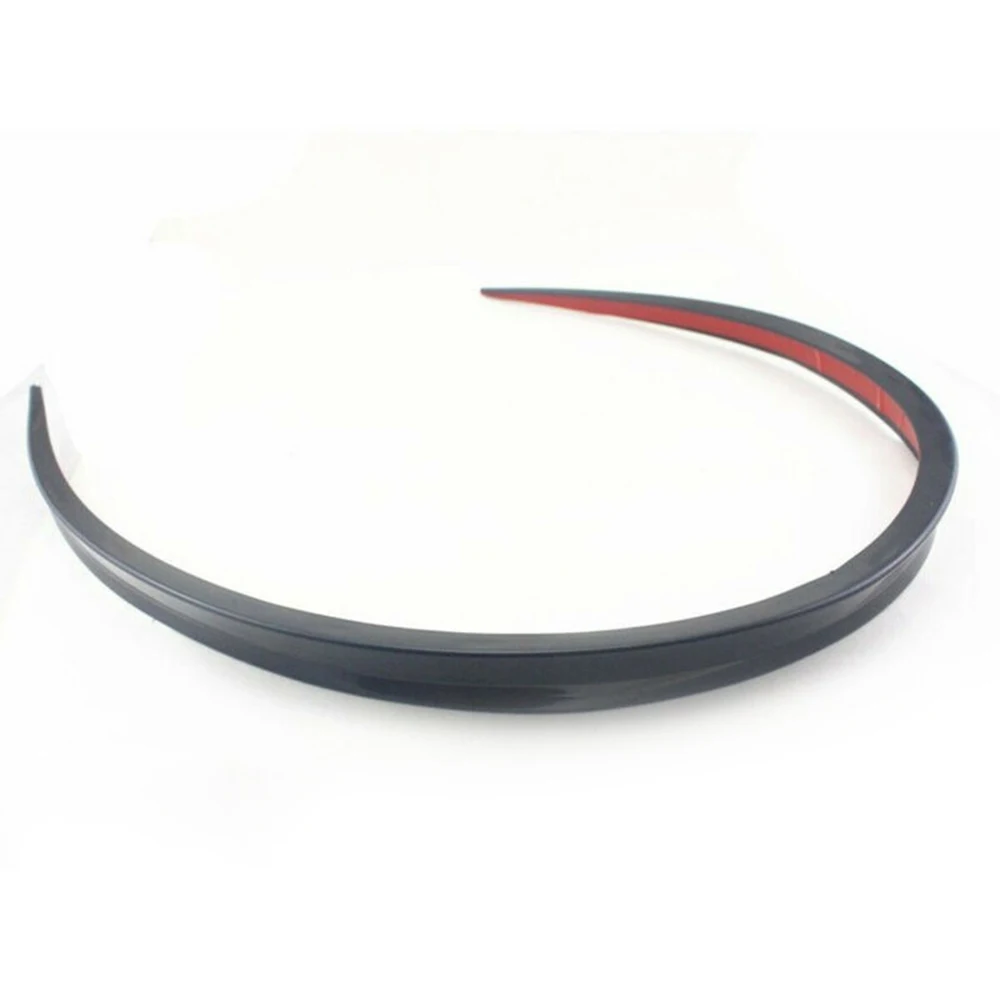 Soft Car Spoiler Sticker Trim Trunk Universal Wing 120cm Black Bonnet Hatch Gate Lightweight Lip PU Roof Flexible