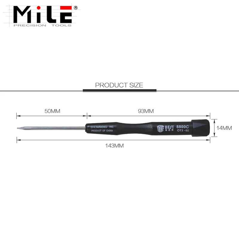 MILE 10 in 1 Magnetic Phillips Pentalobe Tri-wing Torx cacciavite Set strumento di riparazione per PC Laptop Iphone cellulare BST- 8800C