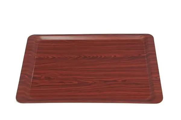 

DOLBOVI Rectangle Slip-Resistant tray Wood Pattern Big size 43x61cm tray поднос plateau de service