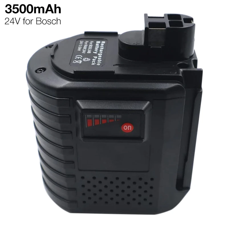 BAT020 BAT019 Power Tools Rechargeable Battery 24V 3500mAh NI-MH Battery for Bosch BAT021 2607335215 GBH24VSR GBH24VFR 11225VSR