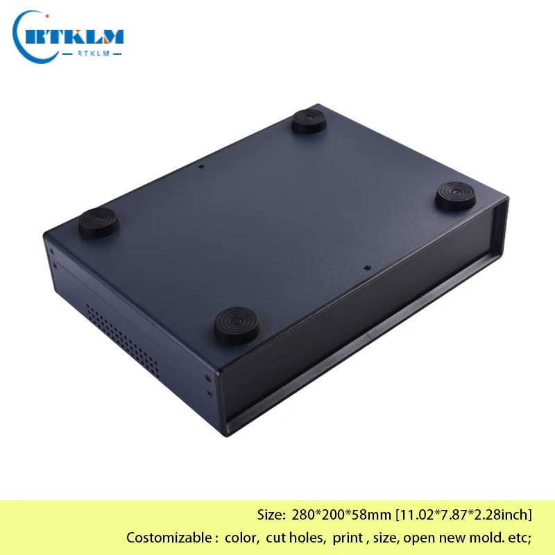 Iron junction box DIY electronic project box iron metal box DIY Iron distribution enclosure 280*200*58mm