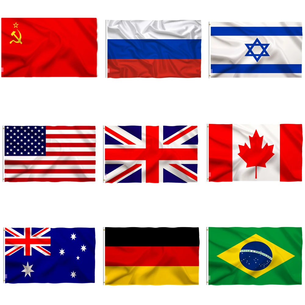 Nationalflagge 90*150CM Flagge Polyester Banner Indoor Outdoor Banner Dekorative Flagge Gartenparty-Flagge