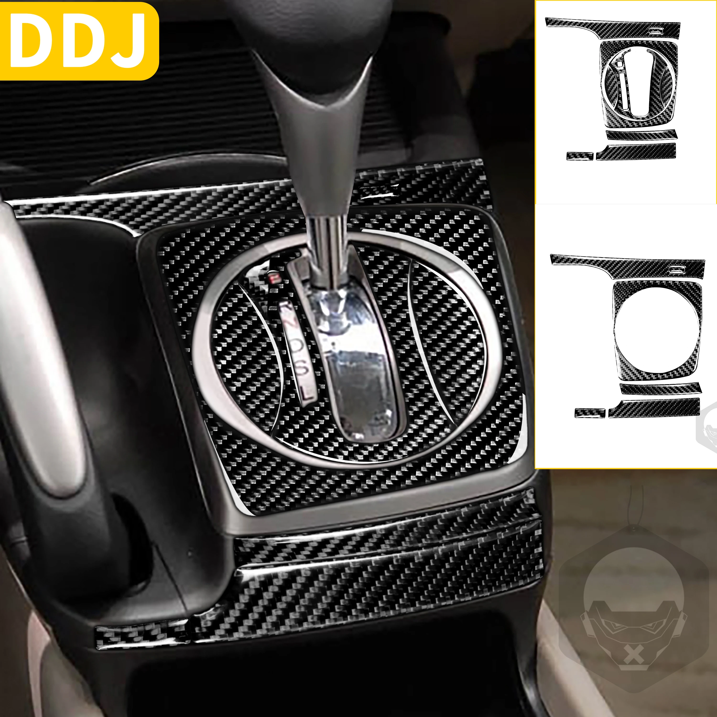 

For Honda Civic 8 8th Gen 2006-2011 Accessories Carbon Fiber Interior Gear Shift Panel Gearbox Automatic Manual Gear Stickers