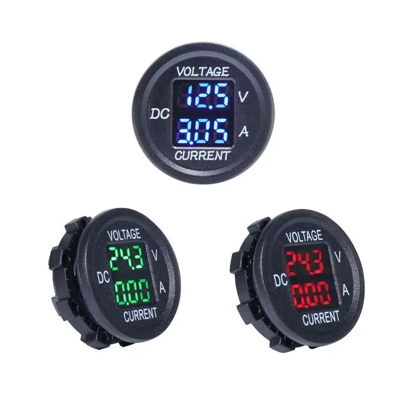 Universal Universal DC 9V to 48V 10A Digital Voltmeter Ammeter Voltage Current Meter Measurement LED Display For 12V 24V 36V Car