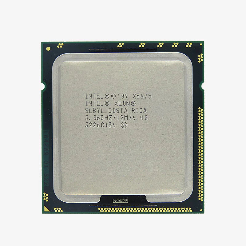 Intel X58 LGA 1366 Xeon CPU with Thermal Grease E5649 X5650 X5675 Processors X5680 X5690 Thermal Paste Computer Parts Supply