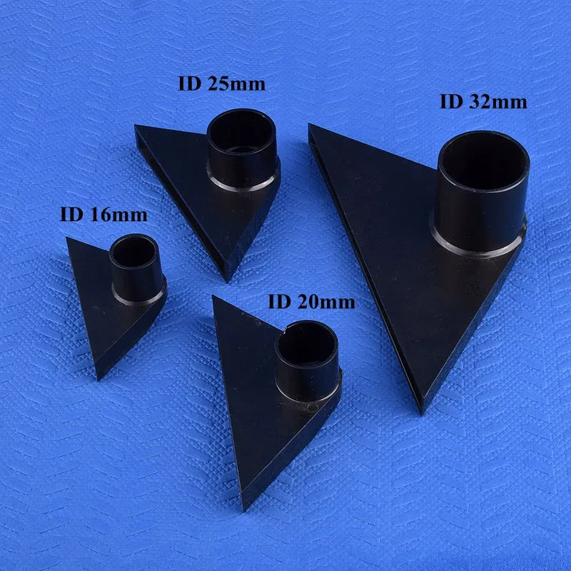 1~5pcs I.D 16~32mm Transparent/Black Aquarium Fish Tank Pump Duckbill Water Outlet Triangle Duckbilled Return Pipe Fittings