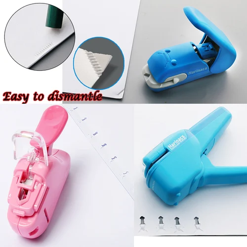 Imagen 2 del producto KOKUYO-grapadora sin grapas Harinacs, prensa de SLN-MSH/MPH, sin aguja, segura y respetuosa con el medio ambiente, para oficina y estudiantes