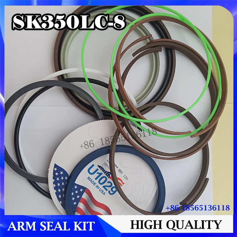 

Excavator Seal Kit Arm Cylinder Seal Kit LC01V00054R300 for KOBELCO SK350LC-8 Hydraulic Arm Oil Seal