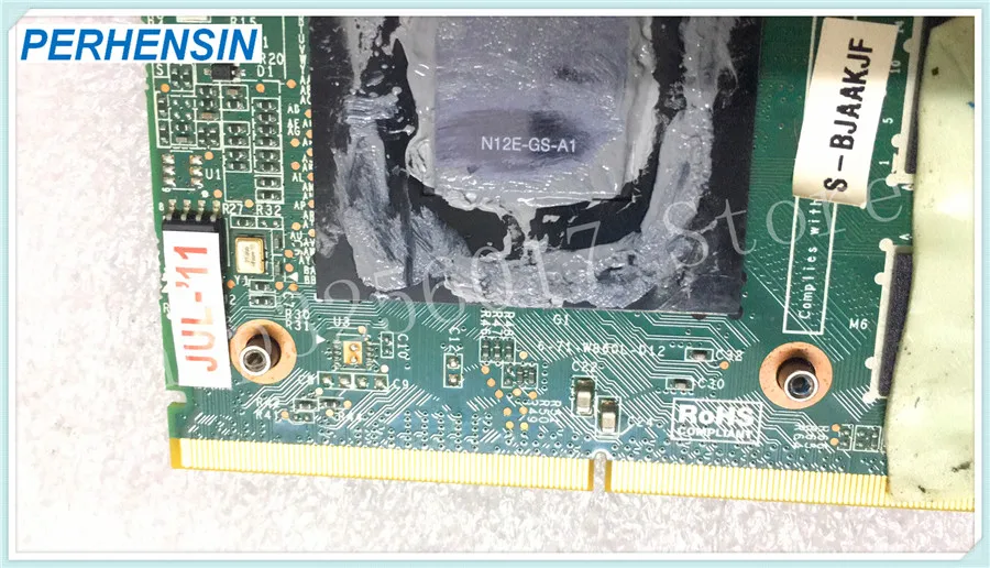  FOR Hasee FOR CLEVO P150HM P170HM GRAPHICS VIDEO CARD  6-77-W860L-D12-K N12E-GS-A1 GTX560M 100% WORK PERFECTLY