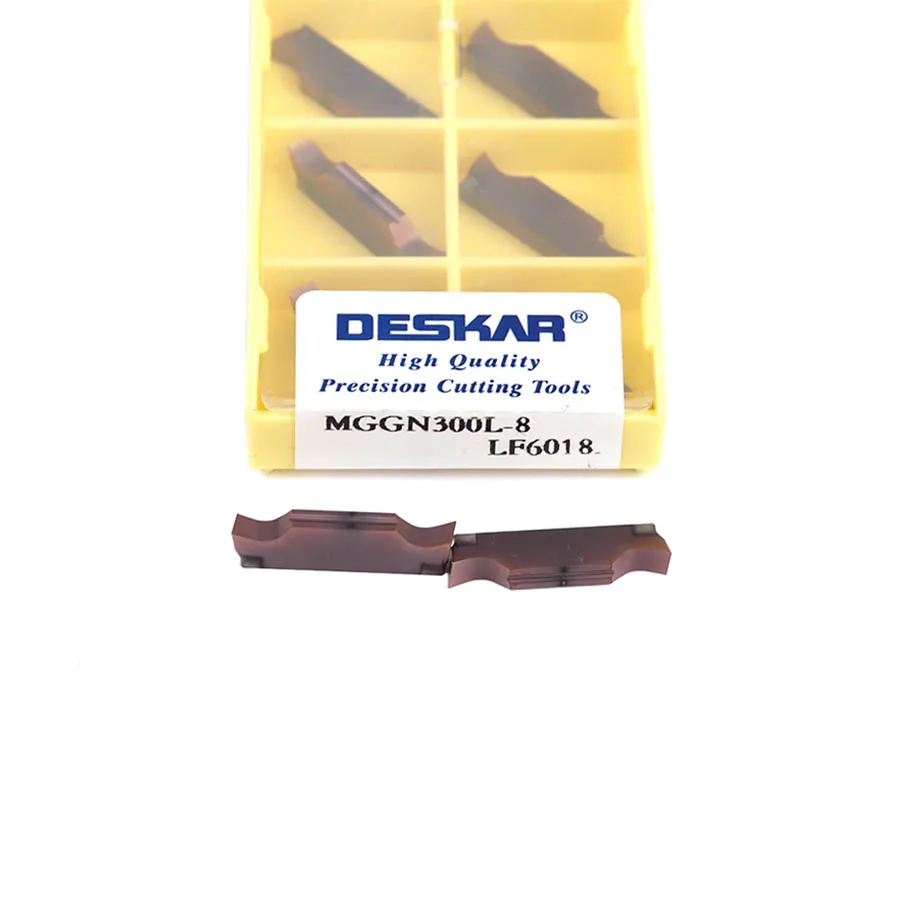 MGGN150L-8 MGGN200R-8 MGGN300L-8 MGGN400R-8 MGGN500L-8 LF6018 Carbide Inserts Grooving Blades CNC Lathe Turning Tools, For Steel