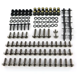 Fit For Kawasaki Z250 Z250SL Z300 Z650 Z750 Z800 Z900 Z1000 Complete Full Fairing Bolts kit Screw Washer Fastener Bodywork Steel