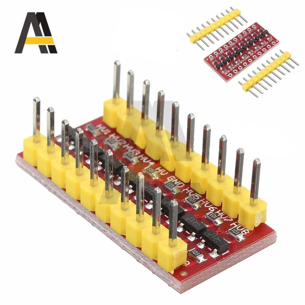 8-channel logic level converter module 4 way bidirectional module for Arduino boost 3.3V to 5V I2C IIC Level Conversion Board