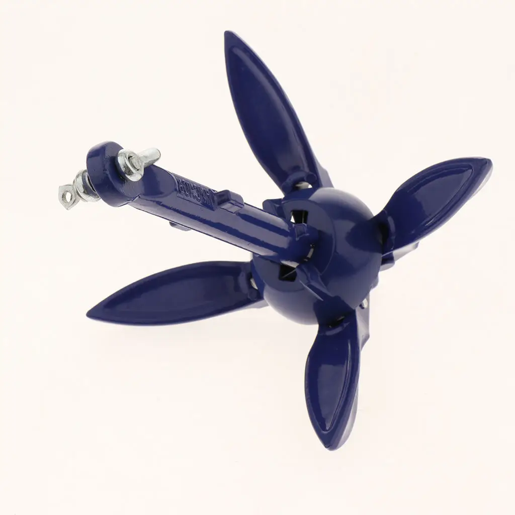 0.7KG Boat Folding Grapnel Anchor 316 Stainless Steel Anchor For Marine Yacht Canoe Kayak Sailboat Fishing Etc 6.9 Inch