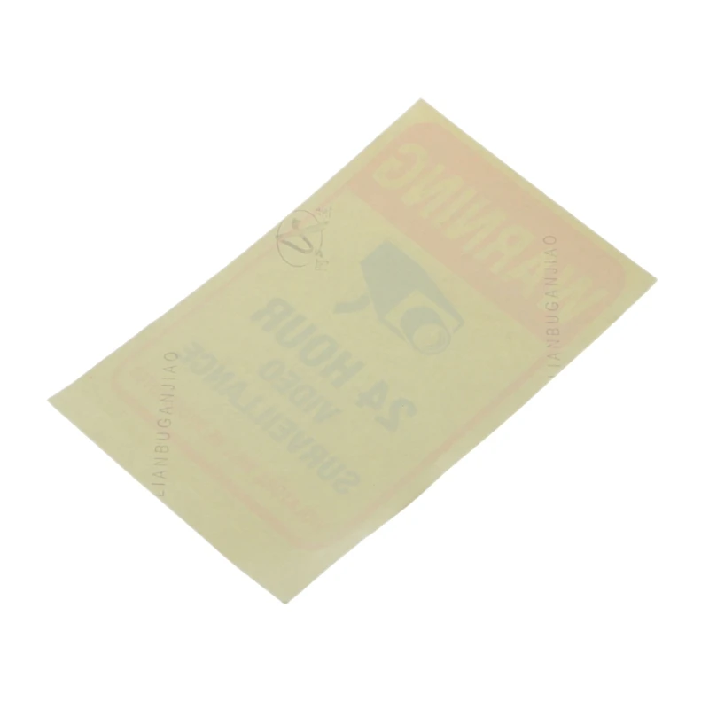 10pcs/lot Waterproof PVC CCTV Video Security Sticker Warning SignsW91A