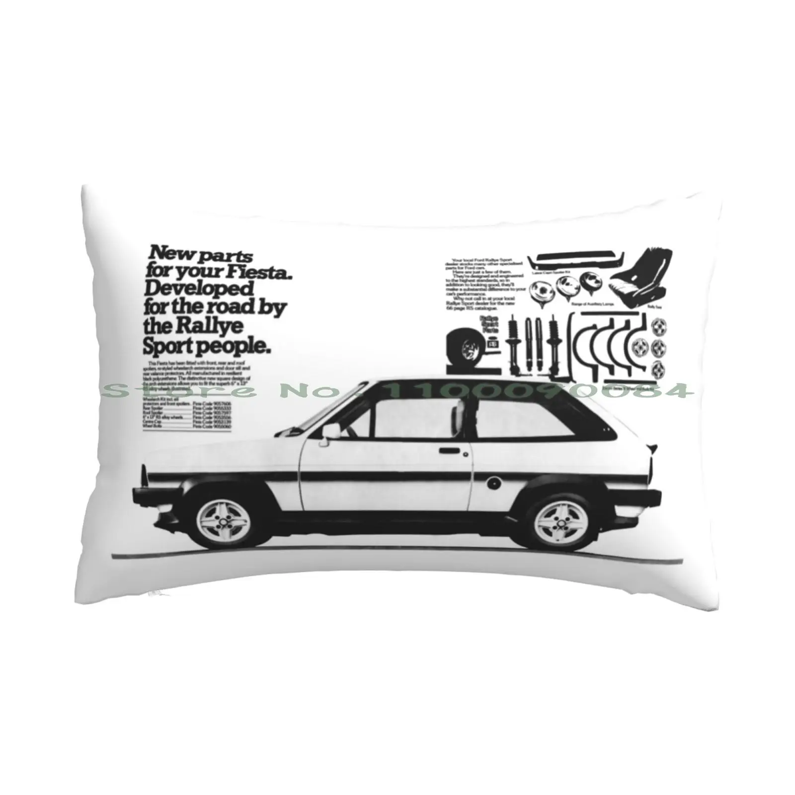 Fiesta Rallye Sport Pillow Case 20x30 50*75 Sofa Bedroom Never Forget Cassette Tape 8 Track Vhs Tape Floppy Disk Hold Hands