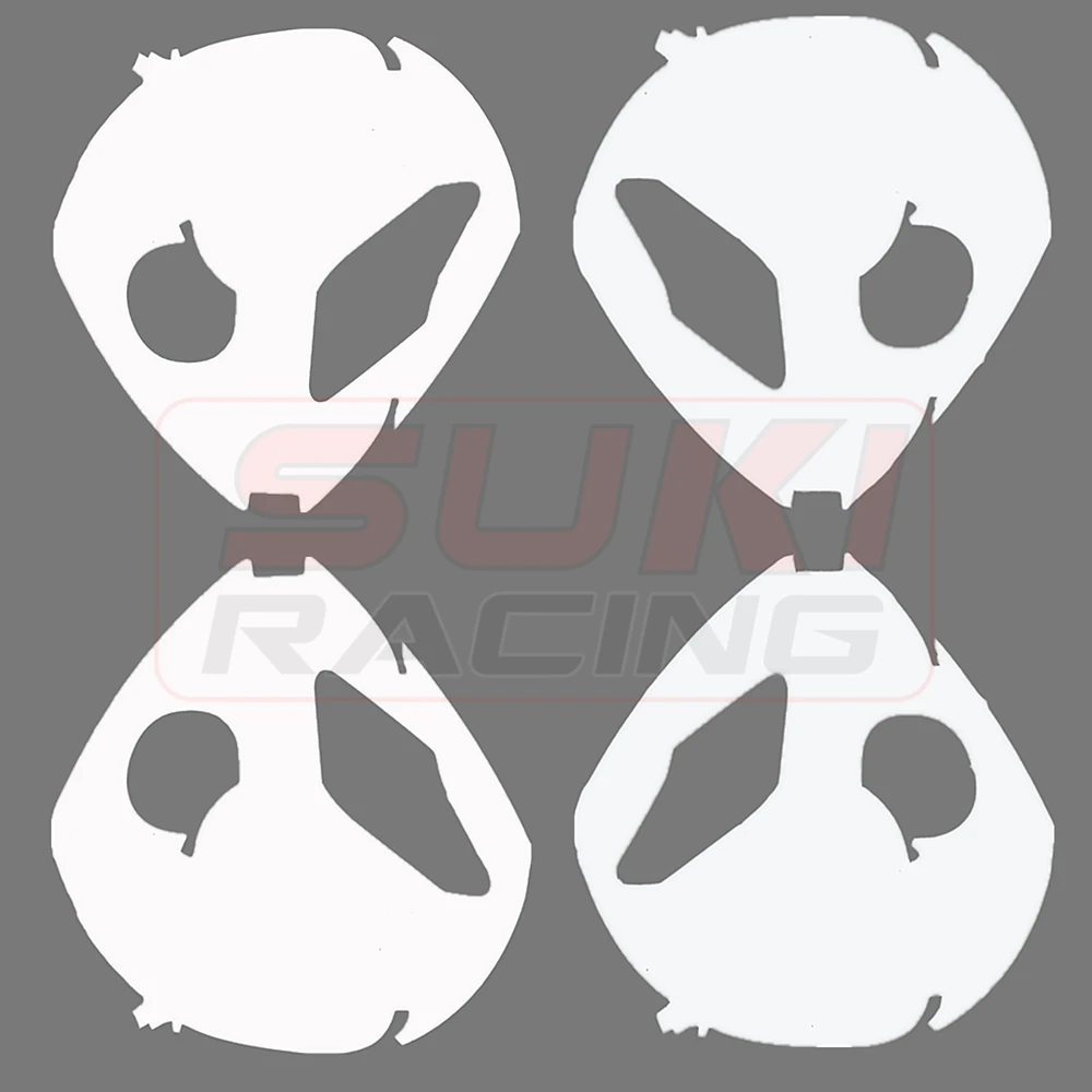 Alien Head Sticker For BMW S1000RR S1000rr HP4 Belly Pan Fairing Stickers Lower Side Panel Stickers Decals