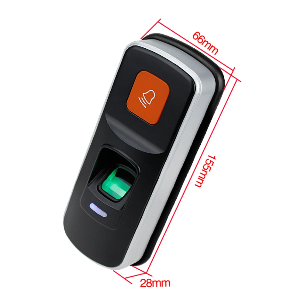 RFID Biometric Fingerprint Access Control System Kit+Electric Magnetic/Strike/Bolt Lock+Exit Button+Power Supply+10Keyfobs