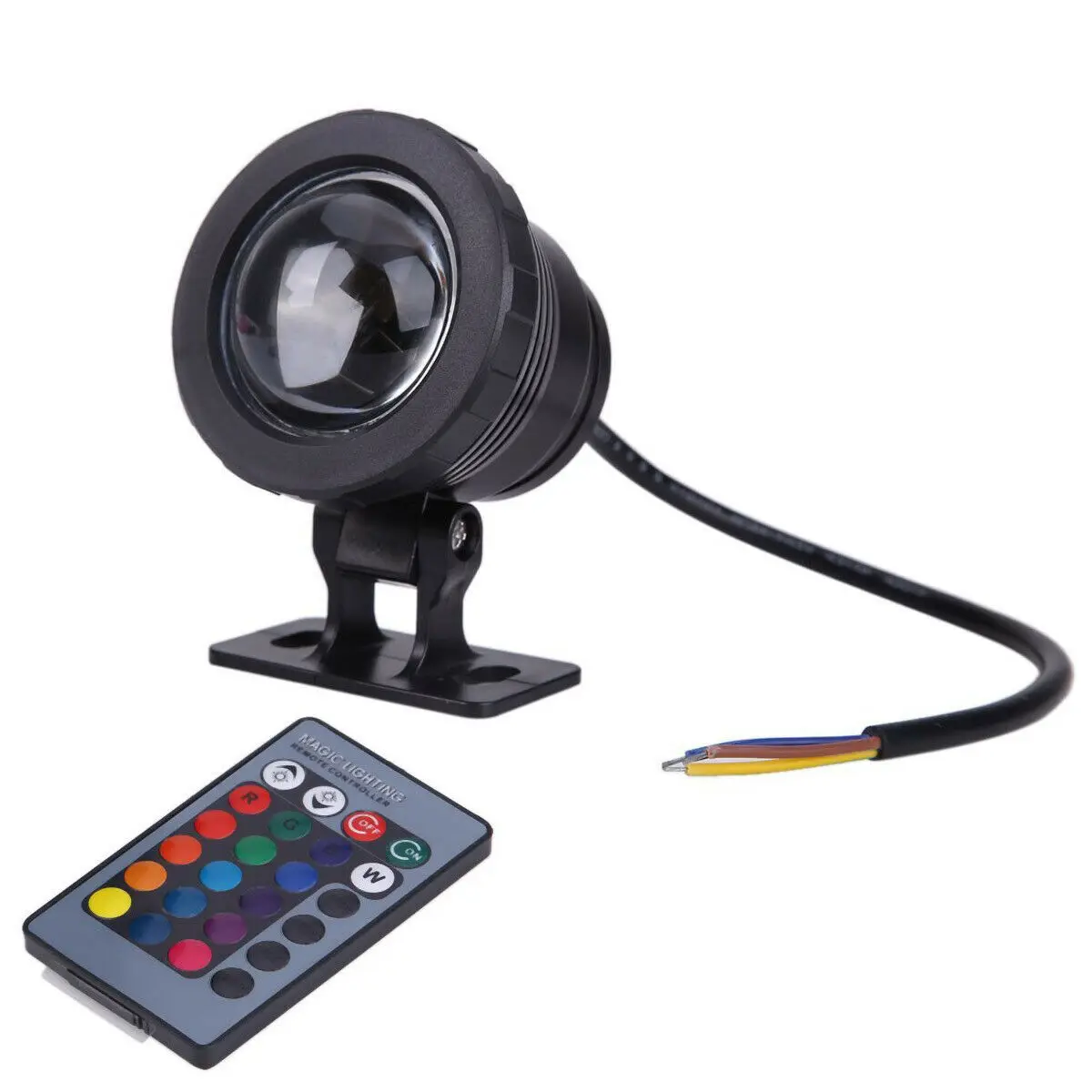 Imagem -04 - Holofote Led Rgb Subaquático Holofote Impermeável Aquário da Piscina da Fonte Luz ao ar Livre do Jardim 10w 15w 12v 110v 220v