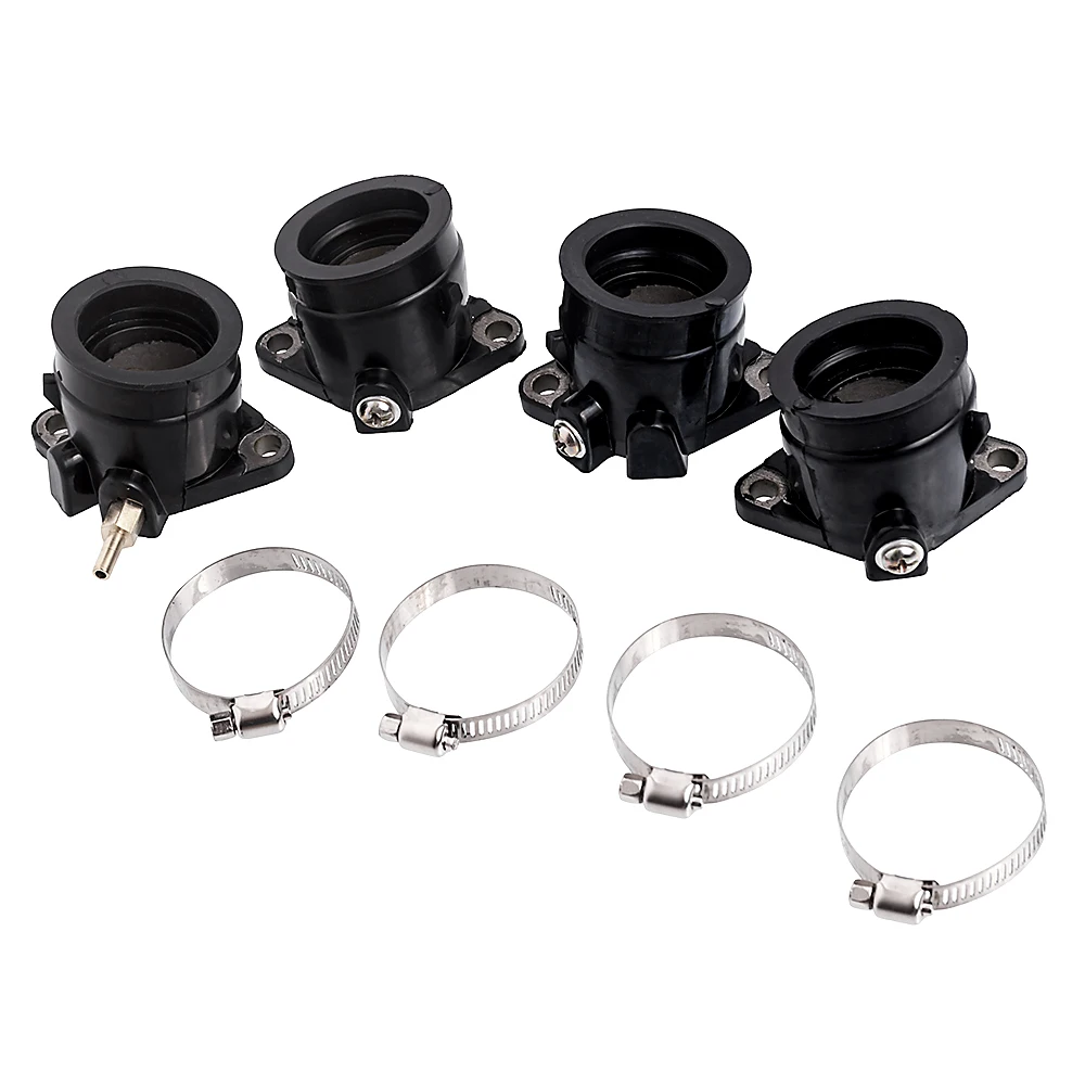 Motorcycle Carburetor Intake Manifold Insulator Joint Carb Flange Adapter for Honda CBX400