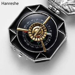 Pirates of the Caribbean Compass Necklace Jewelry Vintage Locket Jack Pendants Men Rope Long Black Enamel Costume Necklace