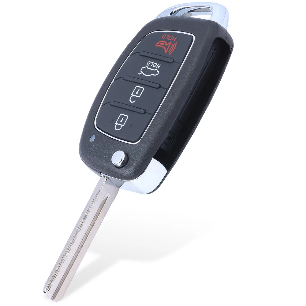 KEYECU 95430-C1010 Remote Flip Key 433MHz ID46 for Hyundai Sonata 2014 2015 2016 2017 2018 FCC: TQ8-RKE-4F16