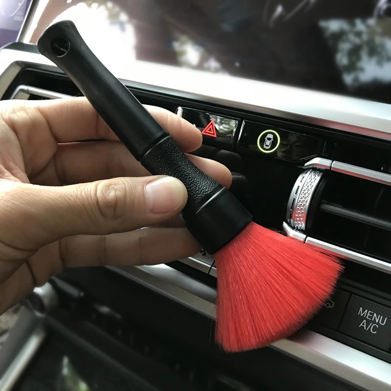 Lucullan Interior Detailing Brushes Chemical Resisdent Soft Hair Cleaning Tools For Panel Dashboard Air Condition