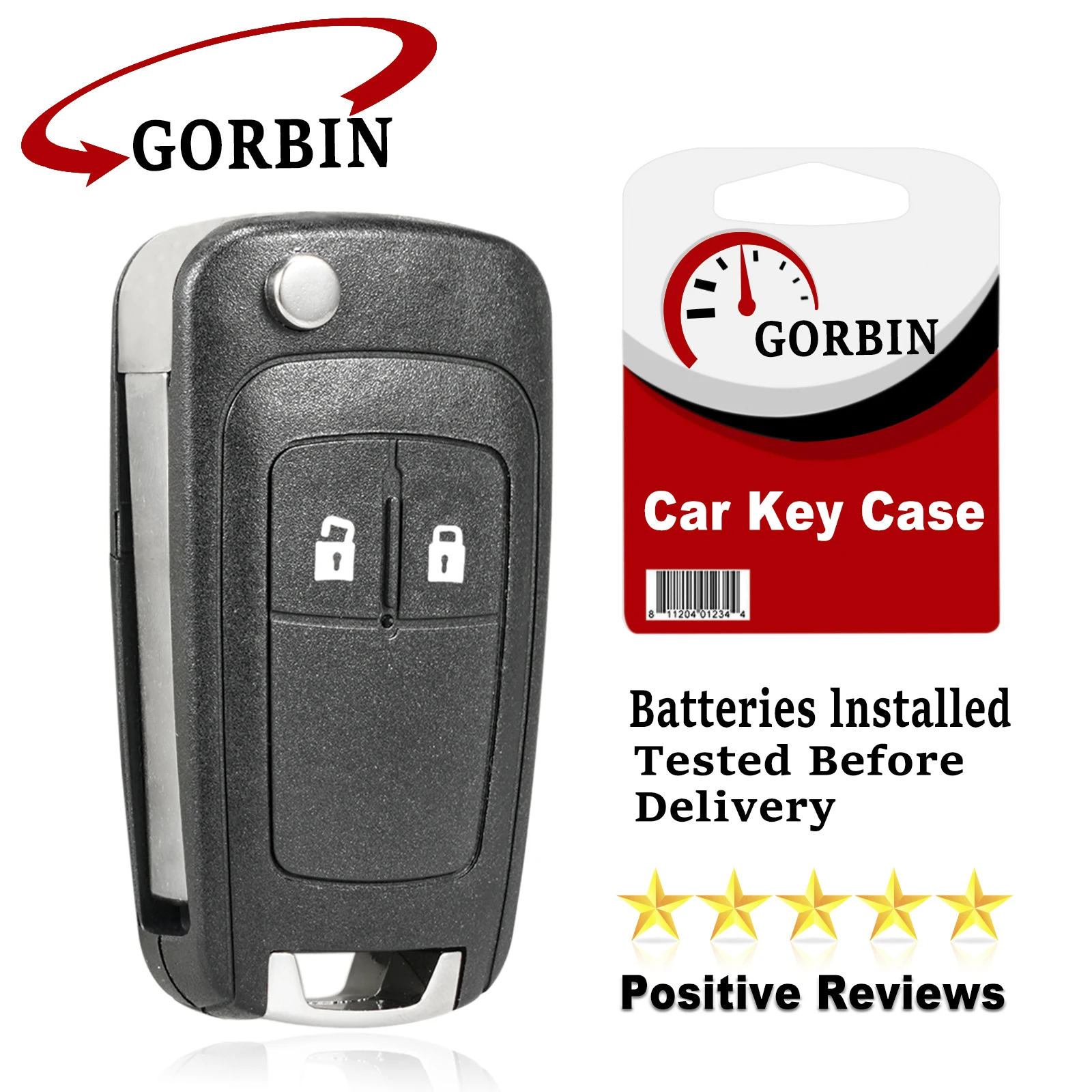 

GORBIN Flip Folding Car Remote Key Shell for Chevrolet Cruze Epica Lova Camaro Impala Car Key Case HU100 Blade 2 3 4 5 Buttons