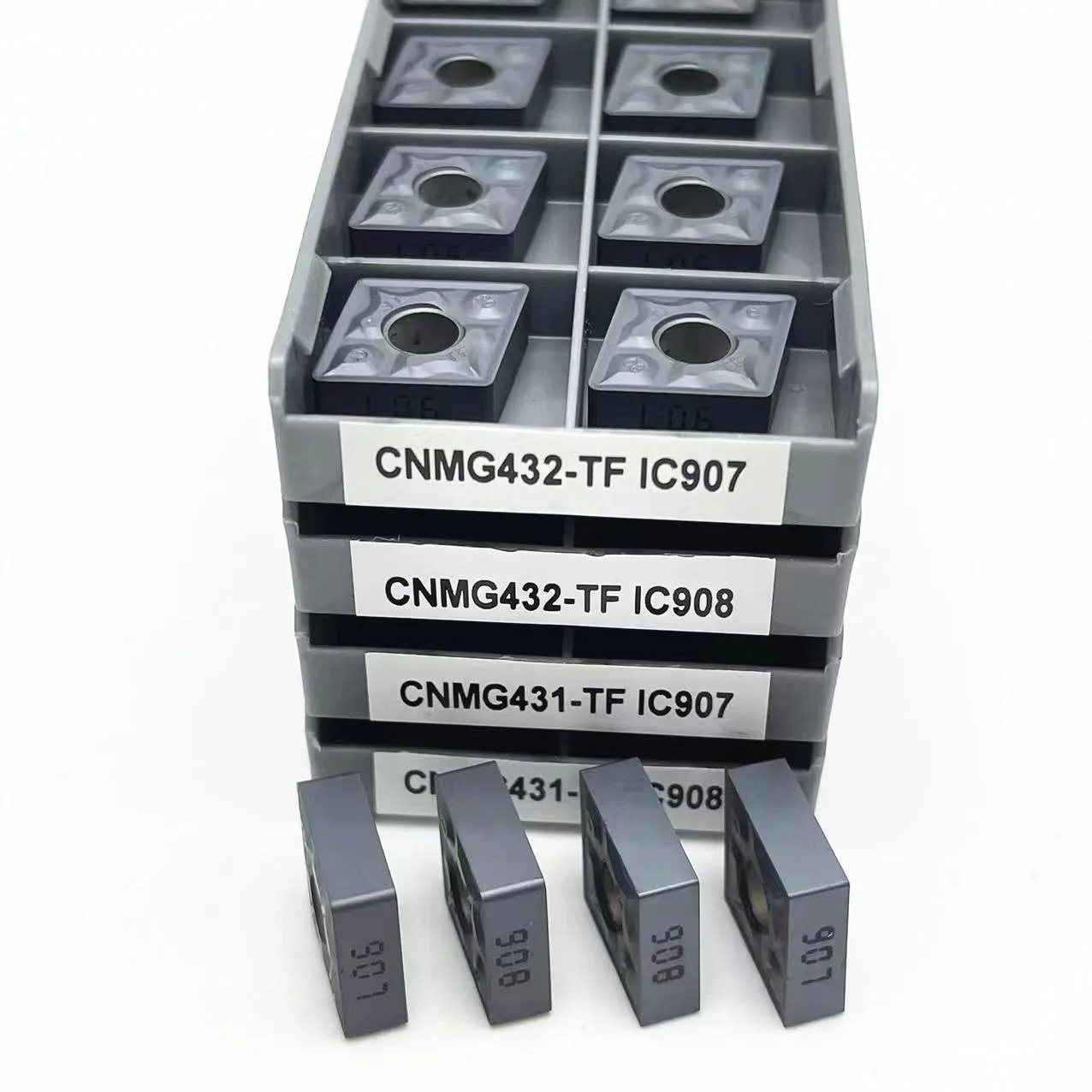 Фрезерный резец CNMG120404 TF IC907 CNMG432, карбидная вставка TF, токарный инструмент, внешний токарный инструмент s CNMG 120408, фрезерный резец с ЧПУ